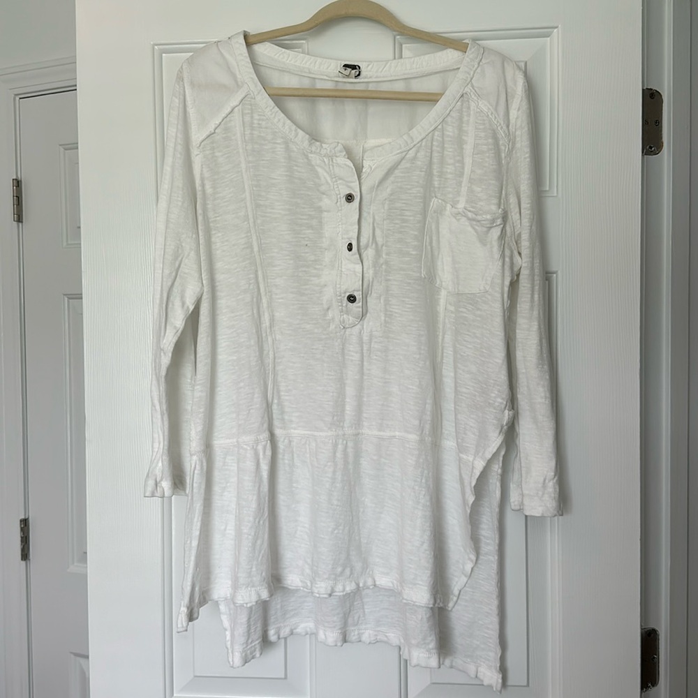 We The Free White Tunic Top
